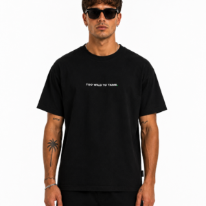 T-Shirt Oversize "Too Wild To Tame."